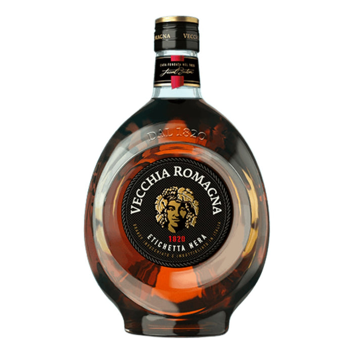 Vecchia Romagna Italian Brandy Black Label 38% 700ml