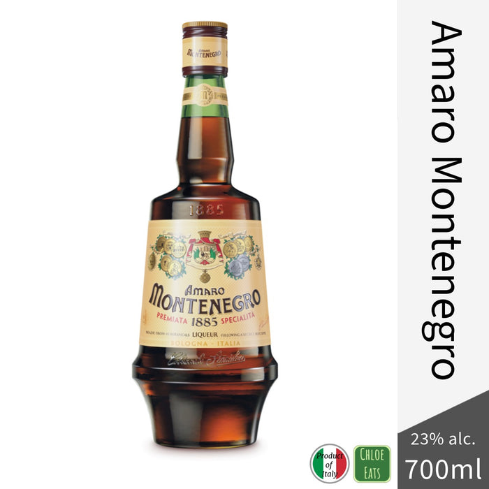 Montenegro Italian Amaro Bitter Herbal Liquor 23% 700ml