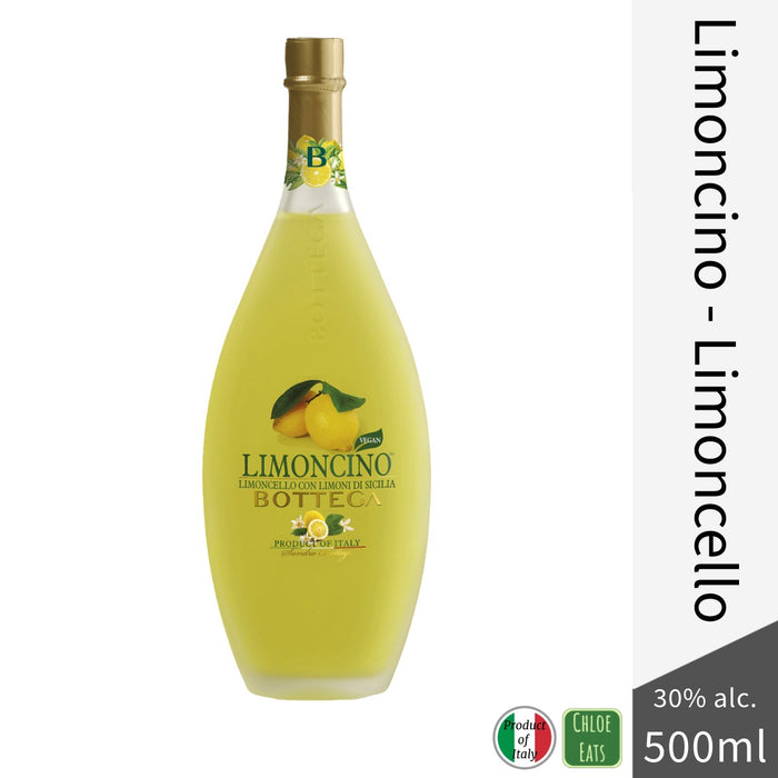 Bottega Italian Limoncino Limoncello Lemon Liquor 30% 500ml