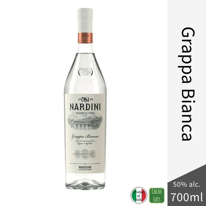 Nardini Italian Grappa White 50% 700ml