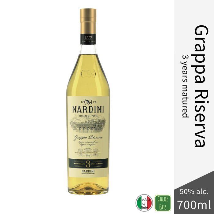 Nardini Italian Grappa Reserve 3 Years 50% 700ml