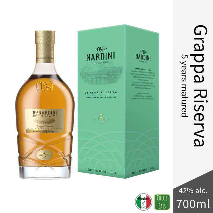 Nardini Italian Grappa Reserve 5 Years 42% 700ml