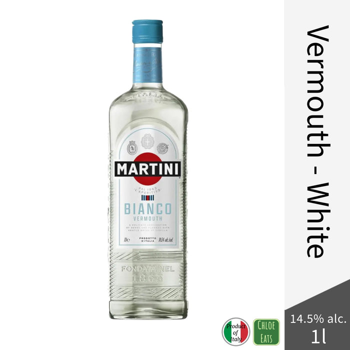 Martini Bianco Italian White Vermouth 14.5% 1L