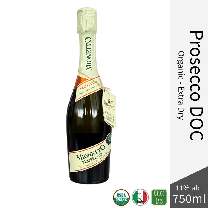 Mionetto Italian Organic Prosecco DOC 11% 750ml