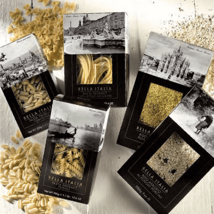 Bella Italia artisanal pasta Spugnette 5 colours (bundles 6/24pcs available)