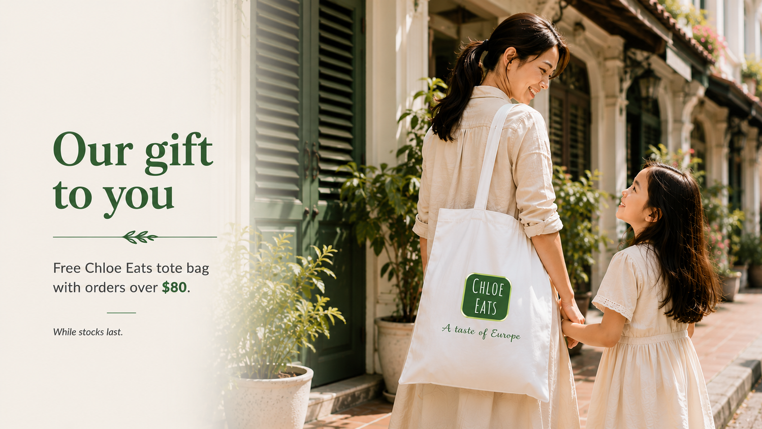 Free Chloe Eats Tote Bag