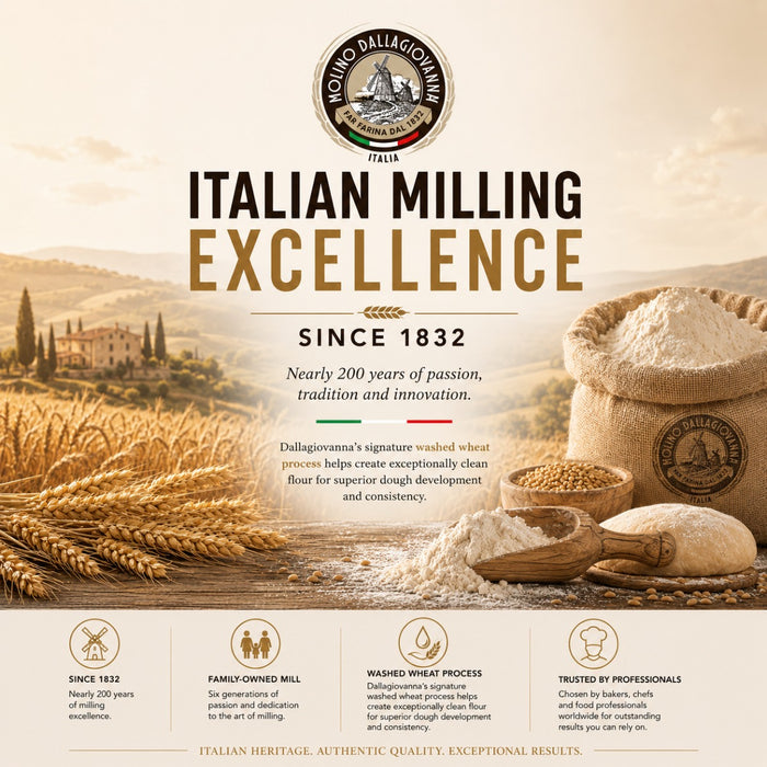 Dallagiovanna Italian Type 00 La Triplozero Flour for Fresh and Stuffed Pasta 1kg