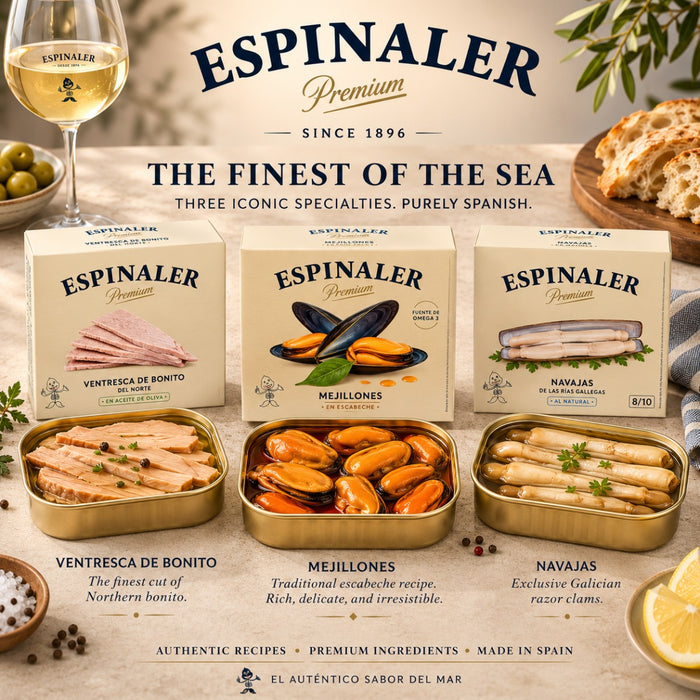 Espinaler Premium Spanish Small Sardines (Sardinillas) in Olive Oil 115g