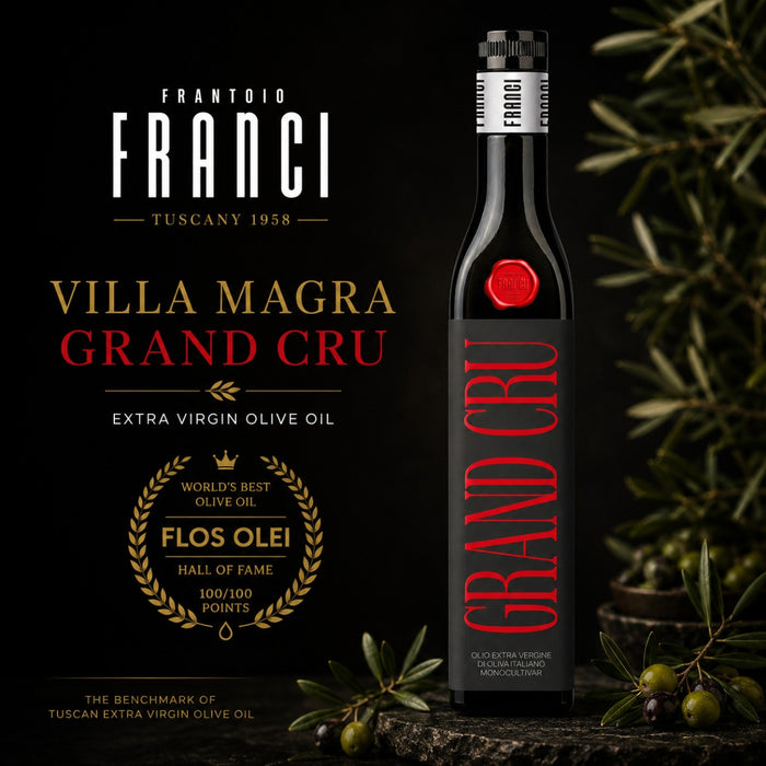 Frantoio Franci Italian Premium Extra Virgin Olive Oil - Villa Magra Grand Cru 500ml