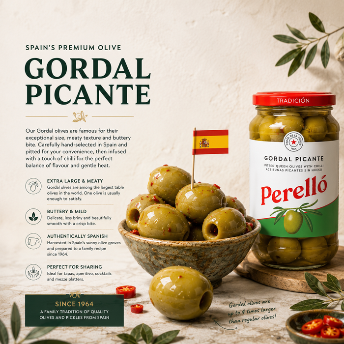 Perello Spanish Gherkins in Vinegar 345g