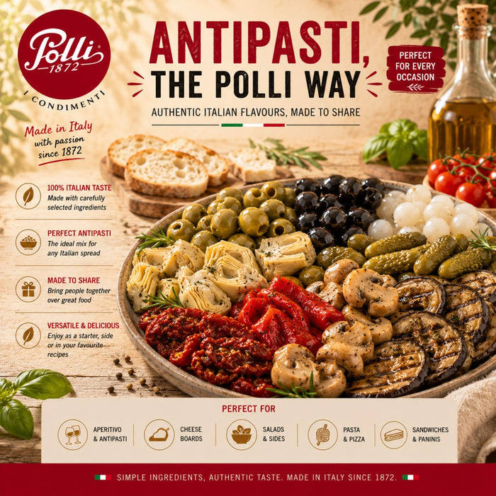 Polli Italian Vegan Pesto sauce 180g - Chickpeas 180g