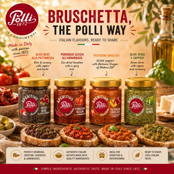 Polli Italian Sun-dried Tomatoes in Sunflower Oil 285g