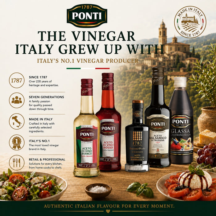 Ponti Italian White Wine Vinegar 500ml