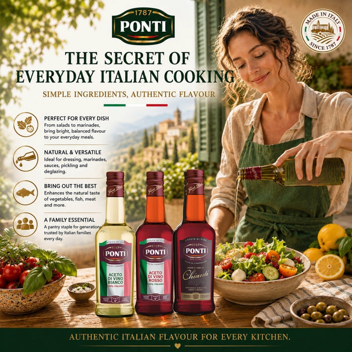 Ponti Italian Chianti Wine Vinegar 500ml