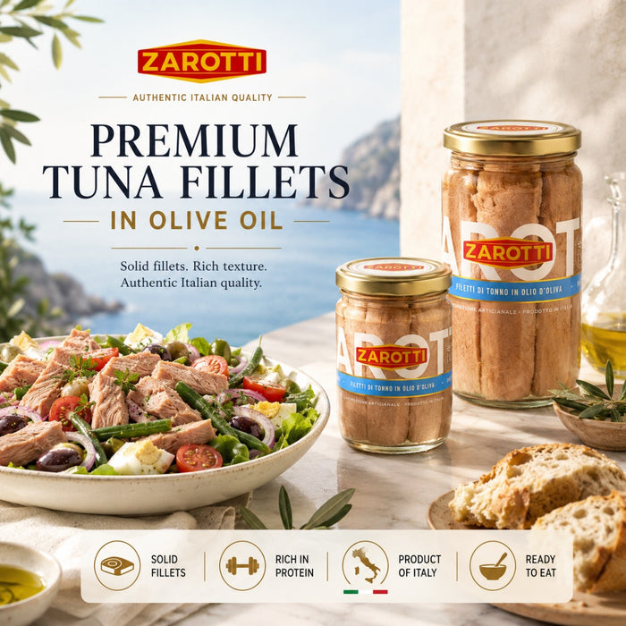 Zarotti Premium Italian Albacore Tuna Belly in Olive Oil 120g