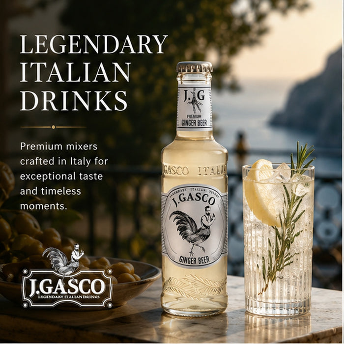 J.Gasco Italian premium Ginger Beer 3x200ml