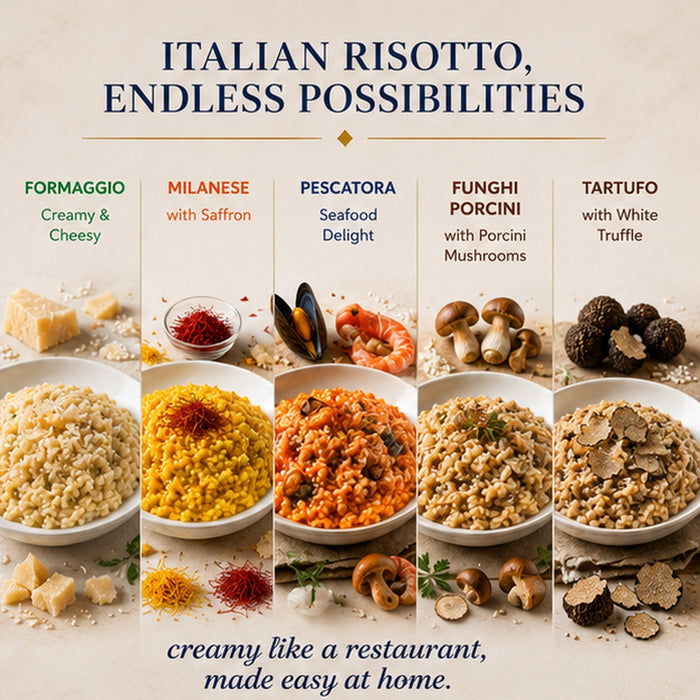 Scotti Italian Carnaroli Risotto Rice 210g - Cheese